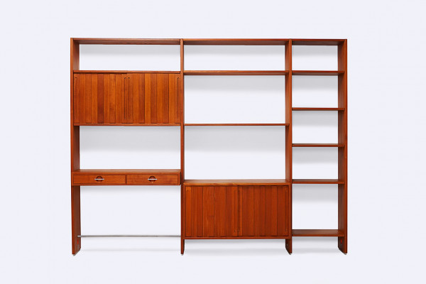 wegner ry mobler ry100 teak shelves bookcase danish 1960