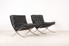 barcelona mies van der rohe knoll noir fauteuil 1950 1960