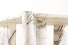 gae aulenti knoll marbre calacatta jumbo table basse 1960
