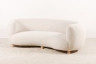 danish scandinavian curved sofa wool nobilis design 1940