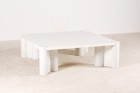 gae aulenti knoll marbre carrara jumbo table basse 1960 1964