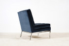 florence knoll international lounge chair 65 velvet blue