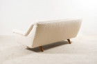 danish scandinavian curved sofa wool nobilis design 1960 oak