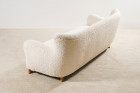 sofa danish scandinavian vintage hansen lassen wool 1940