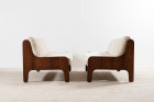 marco zanuso arflex baronet sofa rosewood wool italy 1960