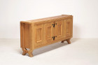 guillerme chambron enfilade buffet chêne maison design 1960