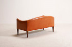 illum wikkelso canapé v12 cuir marron vintage design 1960