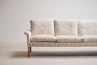 hans olsen cs mobler sofa 500 wool danish white design 1960