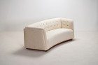 fritz hansen sofa 1668 danish design wool 1940 1950 curved