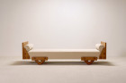 guillerme chambron votre maison oak daybed settee sofa 1960