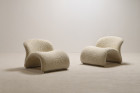 pierre paulin artifort chair le chat 574 cat wool white 1960